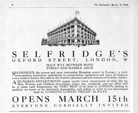 selfridges vintage.